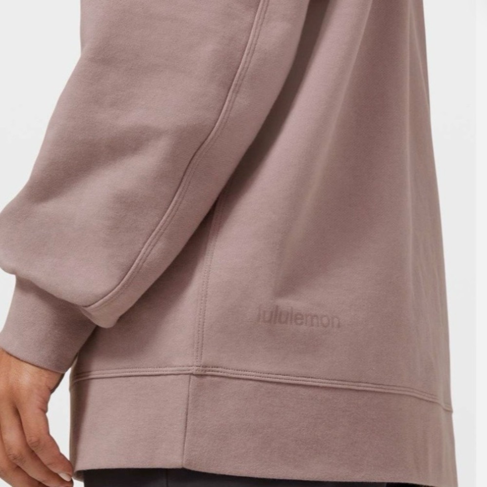 Lululemon Perfectly Oversized Crew Sweatshirt Size Medium Violet Verbana - Picture 3 of 7